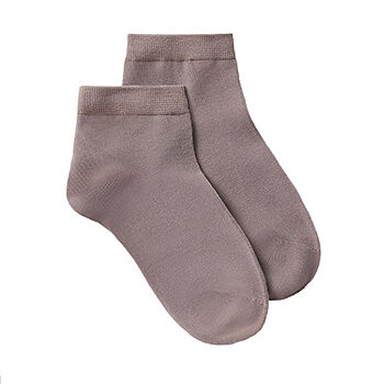 Носки короткие женские из модала, цвет кофе с молоком, Belle You, размер 36-37 (23), Китай