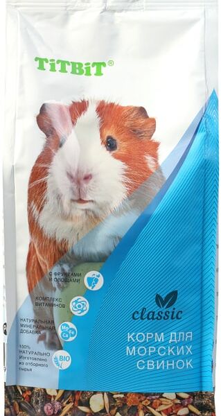 Корм для морских свинок TiTBiT Classic 500г