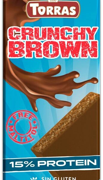 Шоколад молочный TORRAS без сахара с протеином 100г