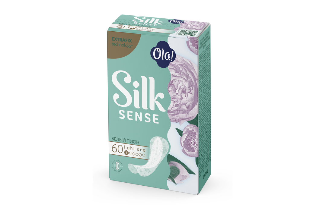 

Прокладки ежедневные Ola! Silk Sense Light Белый Пион 60 шт