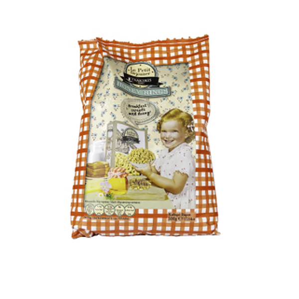 Готовый завтрак Tsakiris Family Медовые колечки из овса и кукурузы, 500г