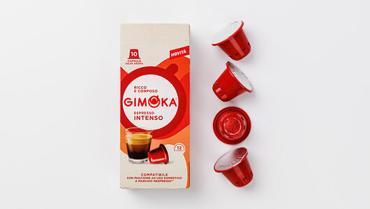 Кофе в капсулах формата Nespresso Gimoka Intenso 10 капсул Италия