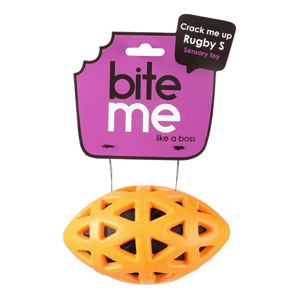 Игрушка для собак Ebi Bite me Мяч для регби 14 х 4,7 х 4,7 см оранжевая