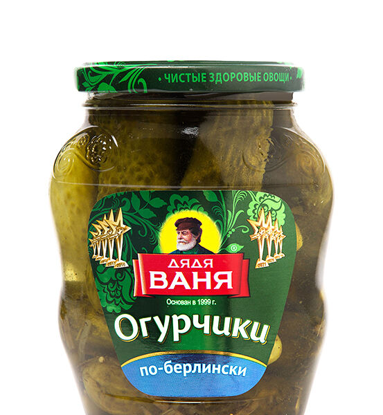 Огурчики маринованные Дядя Ваня по-берлински ст/б 680г