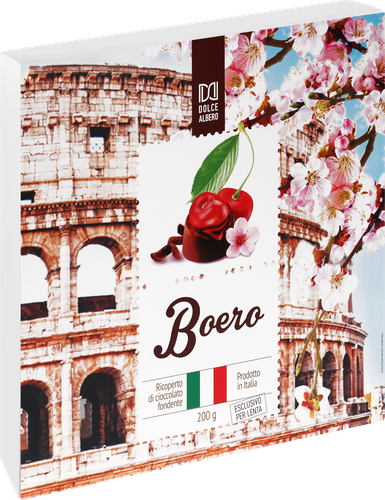 

Конфеты DOLCE ALBERO из темного шоколада с вишней в ликере