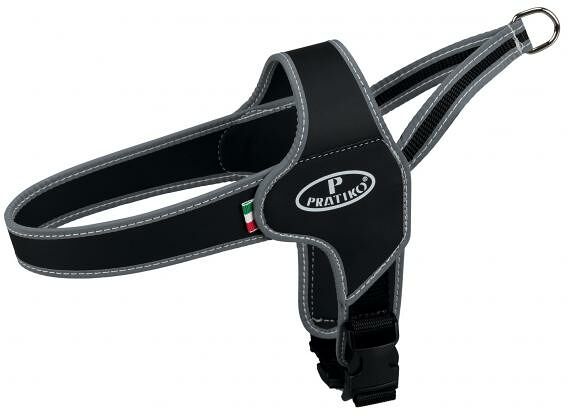 Шлейка для собак Apollo, M, обхват груди 50-65 см, черная