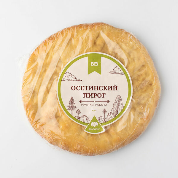 Пирог осетинский c капустой, заморозка Продукт замороженный 