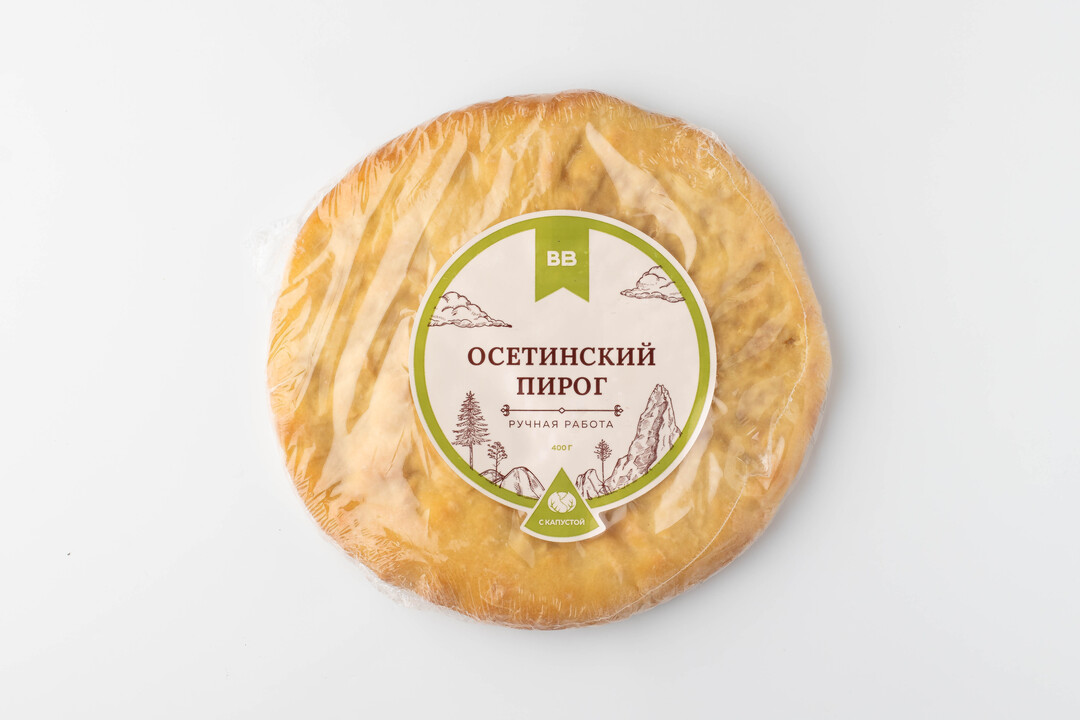 

Пирог осетинский c капустой, заморозка Продукт замороженный 400 г