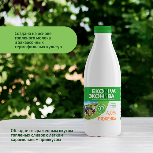 

Ряженка ЭкоНива 4% 1 кг