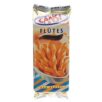 Палочки Cansi Flutes Fromage Emmental слоеные воздушные с сыром эмменталь