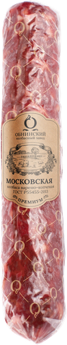 

Колбаса копчено-вареная ОКЗ Московская ГОСТ категория А, весовая