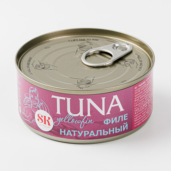 Тунец Tuna SK филе-кусочки натуральный 140г