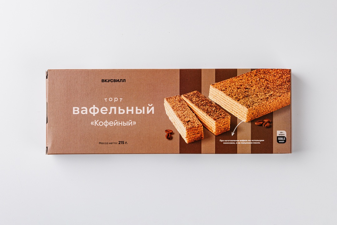 

Торт вафельный Кофейный 215 г
