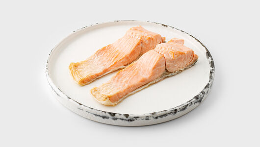 Форель радужная филе на коже на гриле