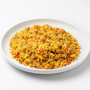 Плов с овощами и нутом