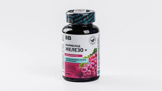 Железо Плюс мармелад со вкусом винограда 