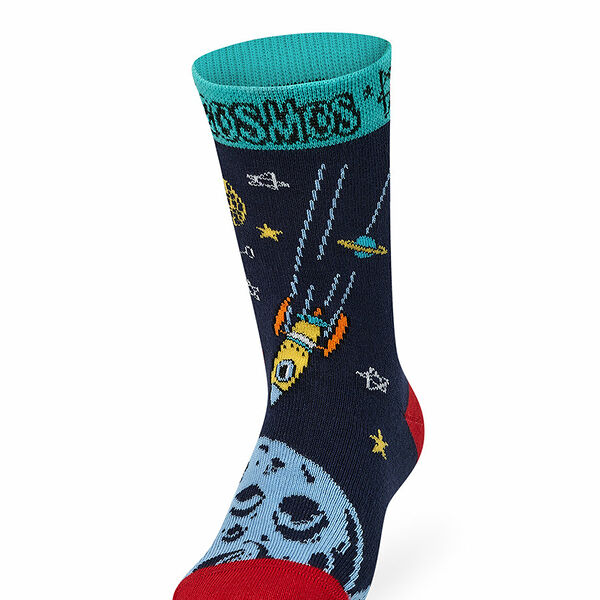 Носки детские Omsa Kids космос Blu/Rosso, размер 27-30