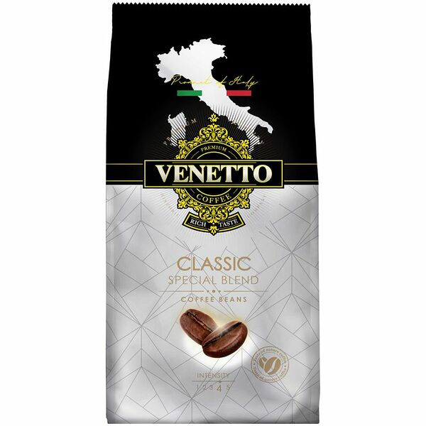 Кофе Venetto Classic натуральный жареный в зернах 800г