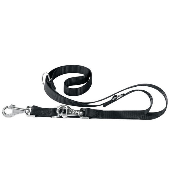 Поводок-перестежка для собак Клаб Ga, 200 см, черный