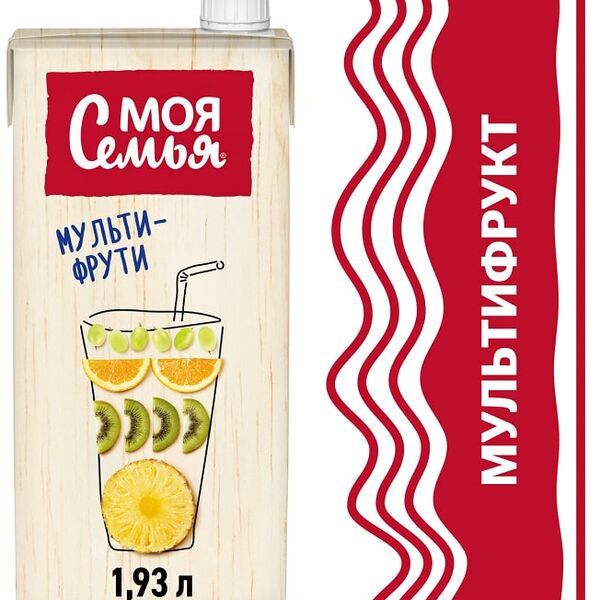 Напиток Моя Семья Мульти-фрути 1.93л