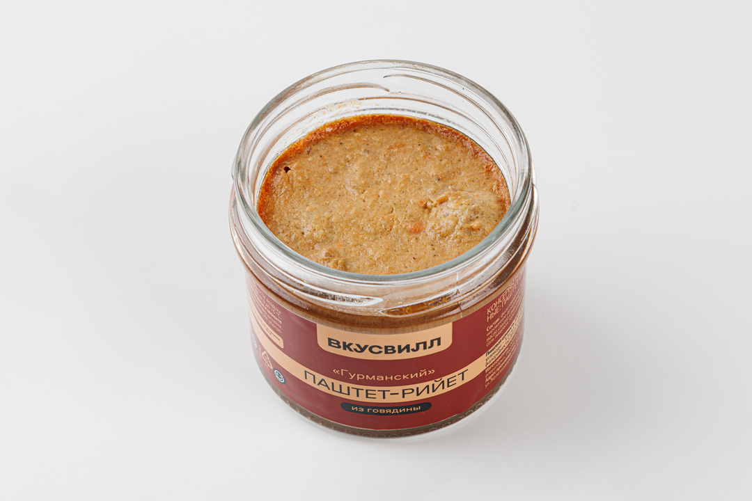 

Паштет-рийет Гурманский из говядины