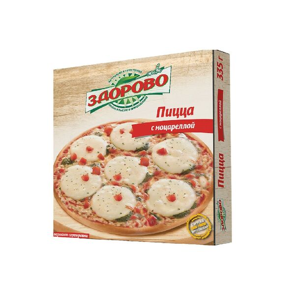 Пицца Живи здорово с моцареллой 335г