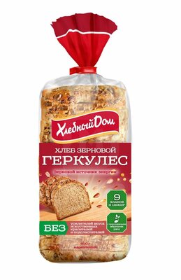 Хлеб Хлебный дом Геркулес зерновой в нарезке 500 г