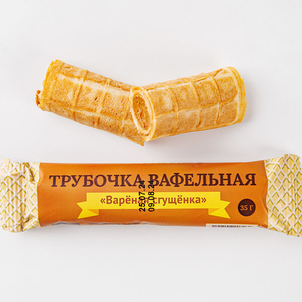 Трубочка вафельная 