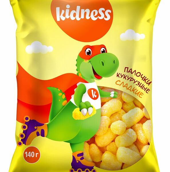 Палочки Kidness кукурузные сладкие 140г