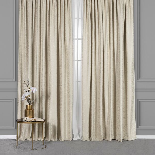 Штора на ленте Daily by T Гордиан, 220х270 см, полиэстер, молочный