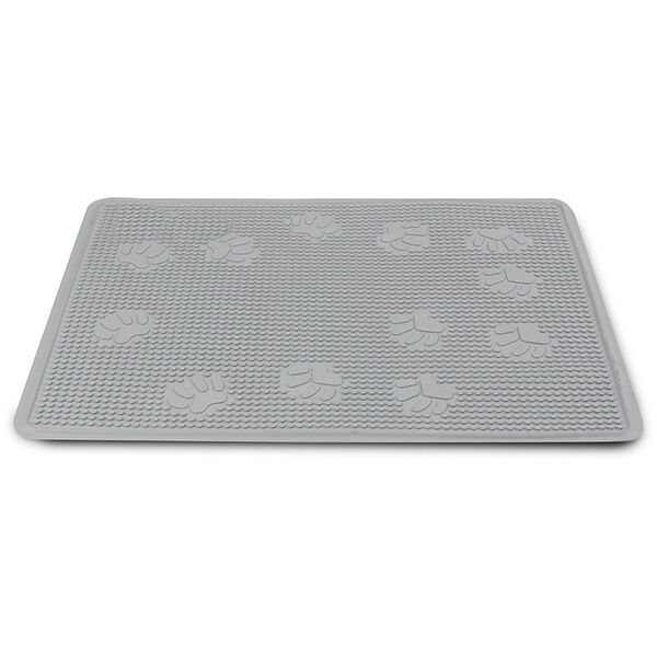 Коврик для кошачьего туалета Triol MB-04 резина, серый, 43х33 см