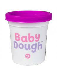 Тесто для лепки в баночке BabyDough фиолетовый 100г BD012