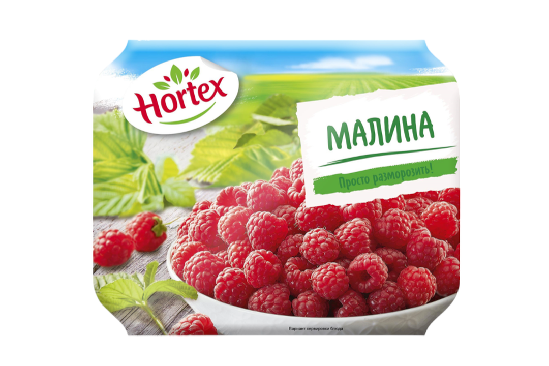 

Малина Hortex в контейнере замороженная 200 г Продукт замороженный