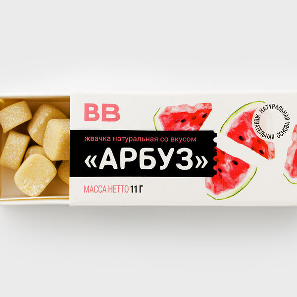 Жвачка натуральная со вкусом Арбуз