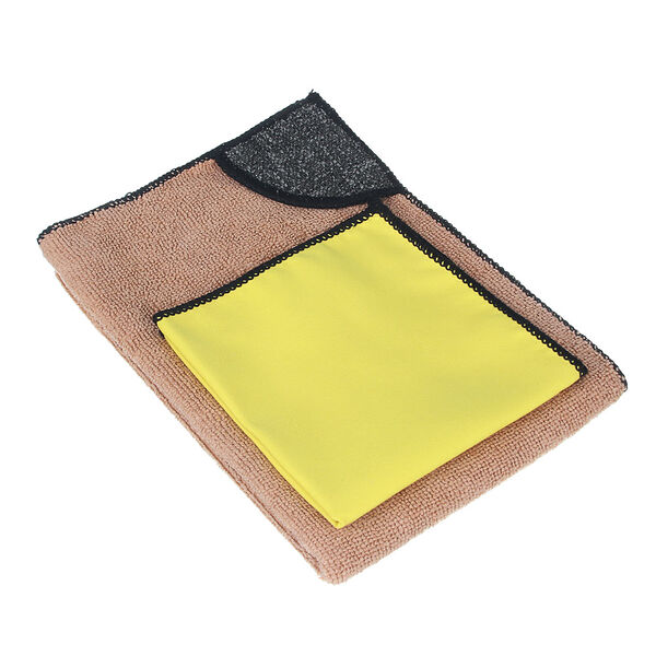 Vetta набор салфеток универсальных из микрофибры, 2 шт, 50х70см, 30х30см, 220г/кв.м.