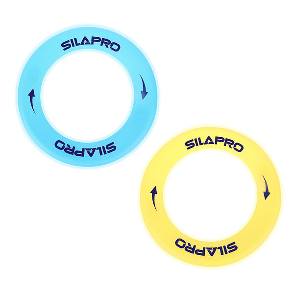 Silapro летающий светящийся диск (фрисби), d=24.5см, 1 шт в ассортименте