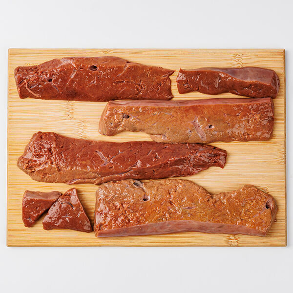 Печень говяжья (слайсы), замороженная(Продукт замороженный)