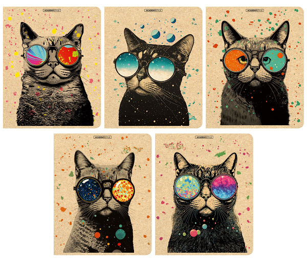 Тетрадь Academy Style в клетку А5, 48 л в ассортименте 1шт