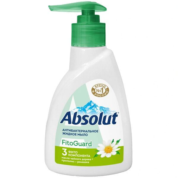Мыло жидкое Absolut Nature антибактериальное с экстрактом ромашки, 250г