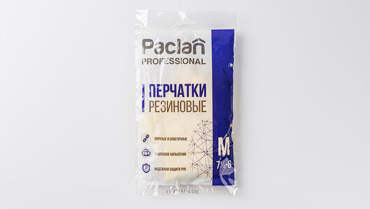 Перчатки резиновые латексные размер M