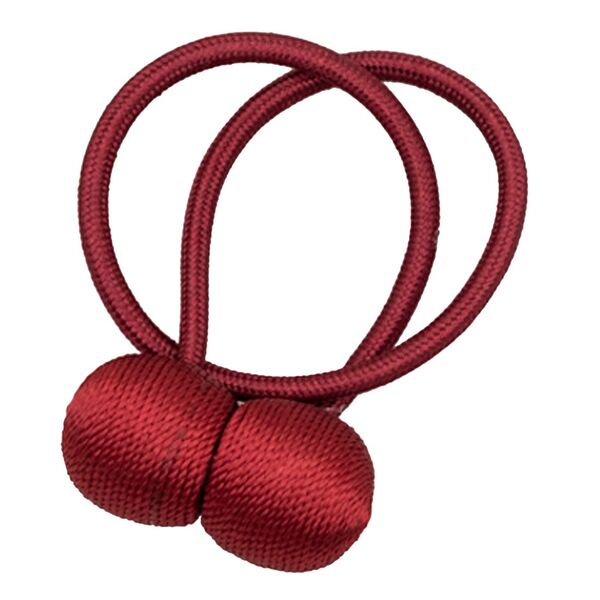 Магнитный подхват для штор, 46х3 см, бордовый