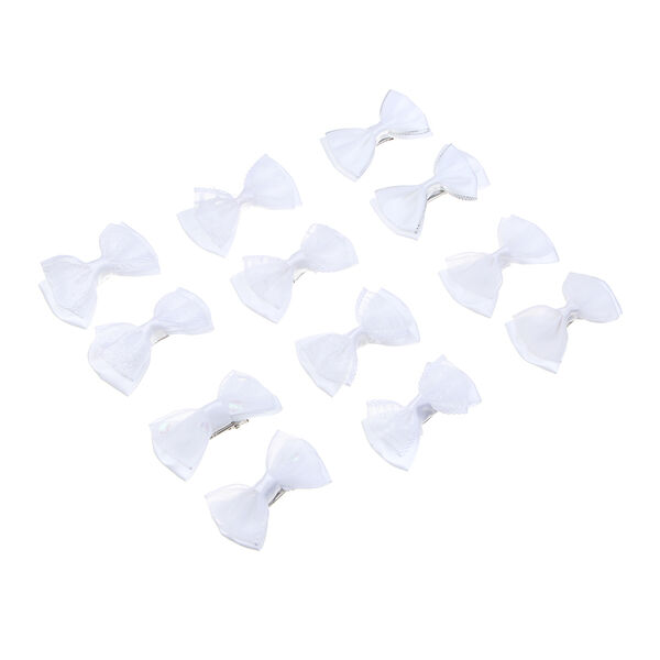 Юниlook набор детских зажимов для волос 2шт, 7см, полиэстер, металл, 6 дизайнов, шб23-01