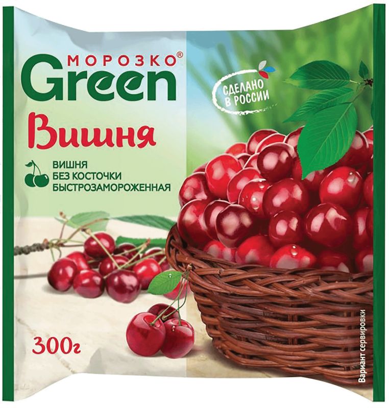 

Вишня Морозко Green без косточки 300 г