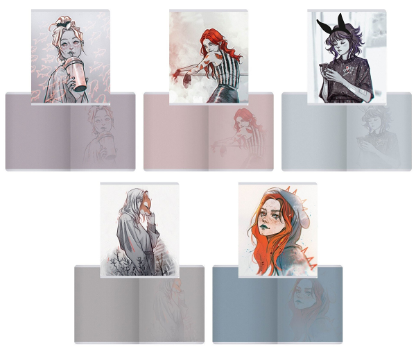 Тетрадь Listoff MadnessMalina A5 клетка в ассортименте 48 л