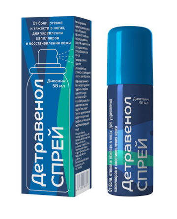 Детравенол спрей 58 мл 