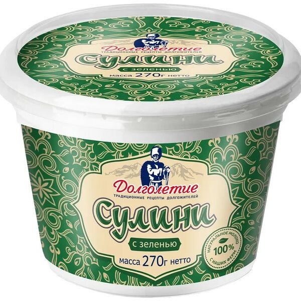 Соус Долголетие Сулини с зеленью 6-8% 270г