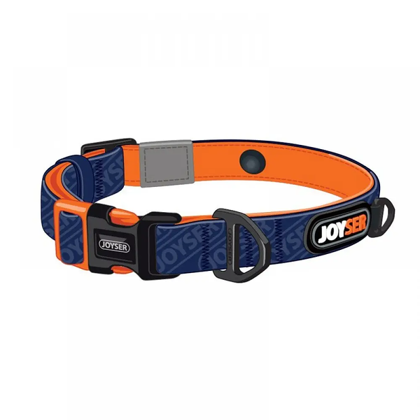 Ошейник Joyser Walk Base Collar синий с оранжевым M 28-34 см