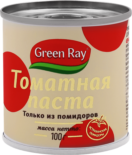

Паста томатная Green Ray 100 г