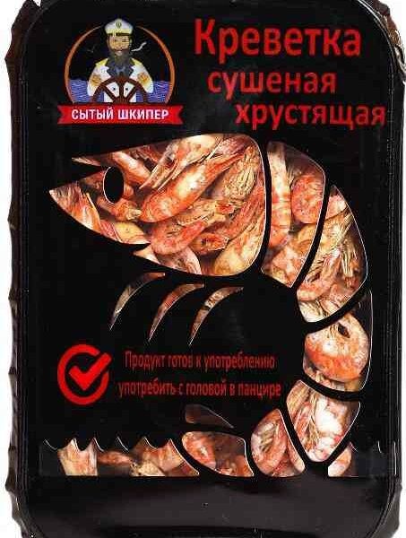 Креветка сушеная хрустящая Сытый шкипер