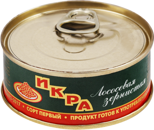 

Икра красная Путина лососёвая зернистая 95 г